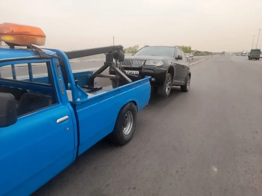 امداد خودرو اتوبان ساوه به بوئین زهرا